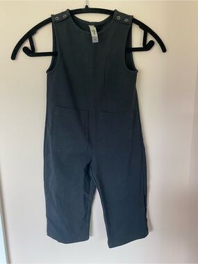 Black Maville kids overalls by Emma Knudsen - 3T